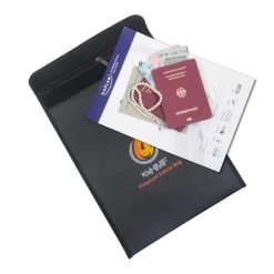 HMF Feuerfeste Dokumententasche Mit Klettverschluss DIN A4