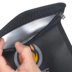 HMF Feuerfeste Dokumententasche Mit Klettverschluss DIN A5 -Burg Wächter Store HMF DT KLETT A5 5 C 30Al B