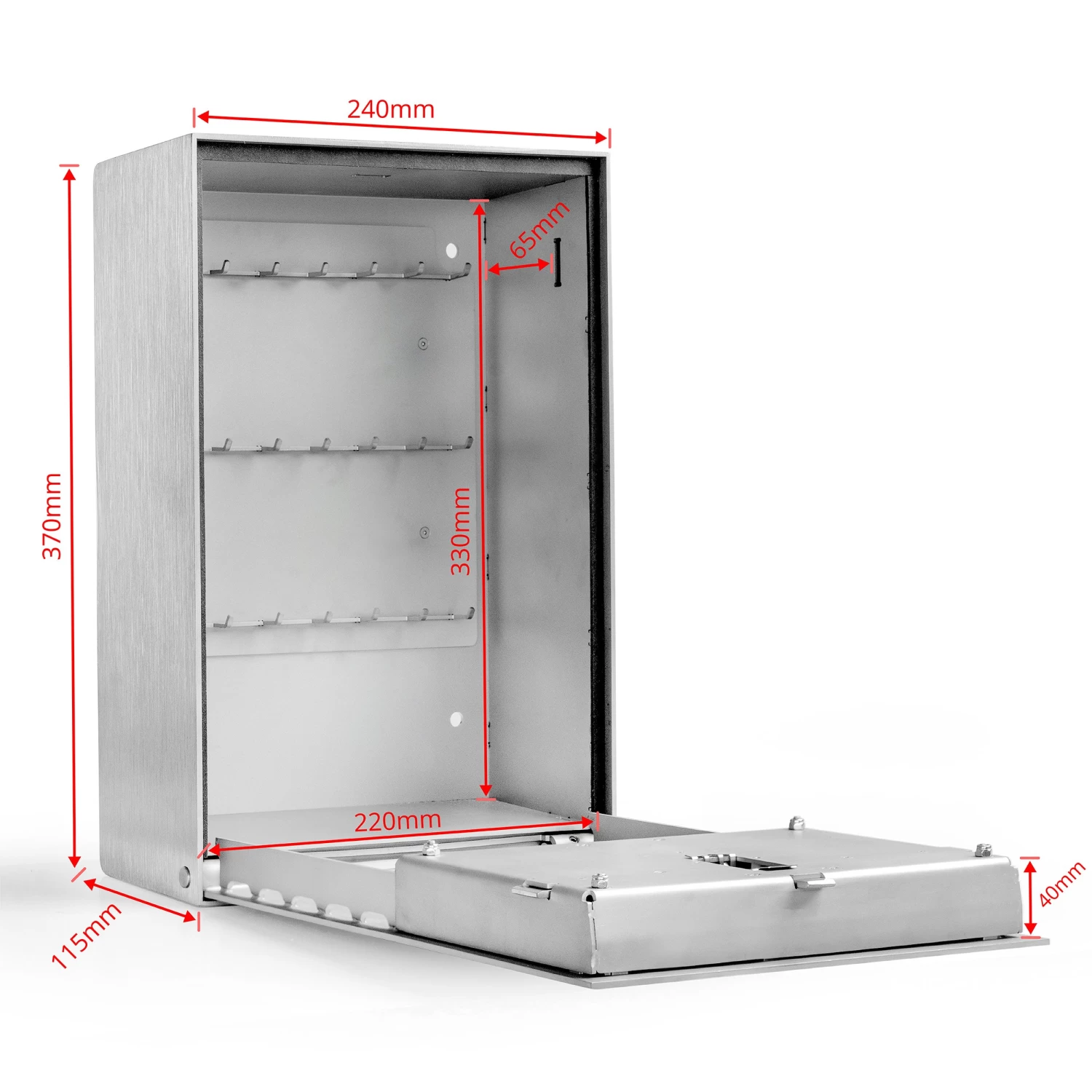 Masunt Elektronischer Schlüsselsafe E-Code XL 5 Masunt Elektronischer Schlüsselsafe E-Code XL – Bild 3