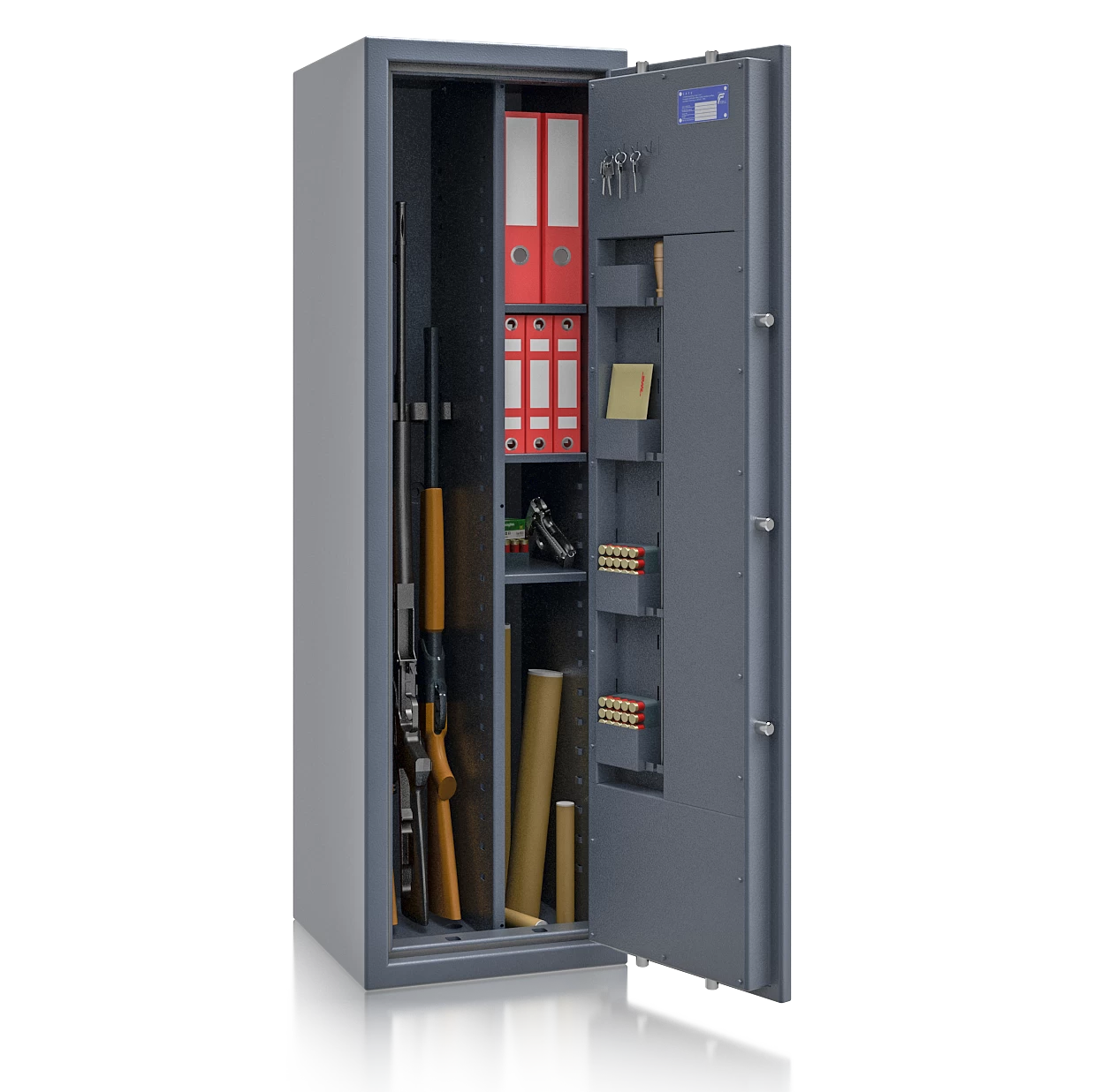 Secureo Waffenschrank Eagle 4 Kombi 3 Secureo Waffenschrank Eagle 4 Kombi
