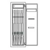 Sistec Waffenschrank WSE 150 / 50 -Burg Wächter Store SIS WSE150 50 2 WdYwdSOR