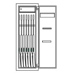 Sistec Waffenschrank WSE 150 / 50