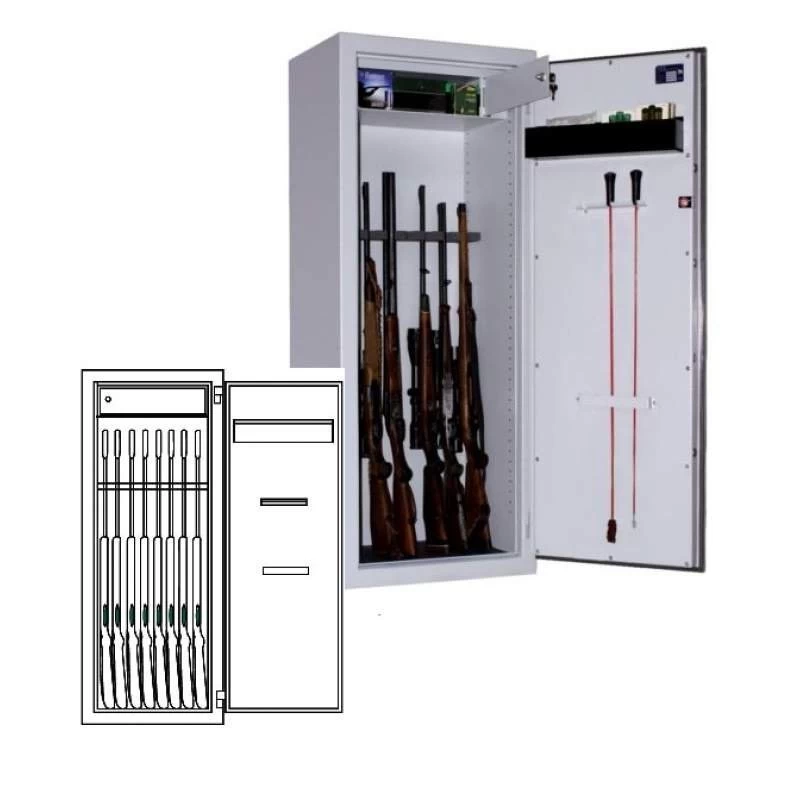 Sistec Waffenschrank WSE 150 / 60 3 Sistec Waffenschrank WSE 150 / 60