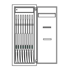 Sistec Waffenschrank WSE 150 / 60 7 Sistec Waffenschrank WSE 150 / 60 -Burg Wächter Store SIS WSE150 60 2 GPNBhqKi