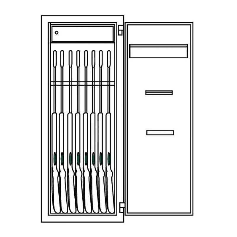 Sistec Waffenschrank WSE 150 / 60 5 Sistec Waffenschrank WSE 150 / 60 – Bild 3