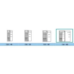 Sistec Waffenschrank WSE 150 / 80 -Burg Wächter Store SIS WSE150 80 3 coDpoT7C